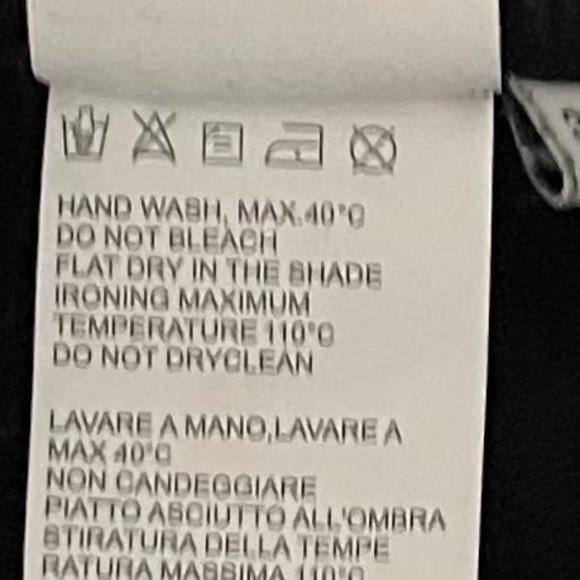 Degaia Italy XXS-XS Black Logo Graphic Sweatpants - Picture 8 of 9